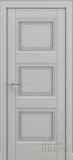 Неоклассика Гранд, багет B1, дверь остекленная (матовый серый)