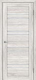Межкомнатная дверь межкомнатная экошпон Лайт-19, со стеклом сатинат светлый (сан-ремо крем)
