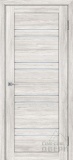 Дверь межкомнатная экошпон Лайт-19, со стеклом сатинат светлый (сан-ремо крем)