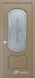 Межкомнатная дверь ДП Селеста, со стеклом (тон 43)