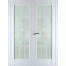 Межкомнатная дверь Двухстворчатая распашная дверь 102U (аляска)