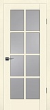 Межкомнатная дверь ДО PSC-41, стекло сатин матовый (магнолия)