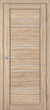 Межкомнатная дверь межкомнатная экошпон Лайт-19, со стеклом сатинат светлый (сан-ремо натуральный)