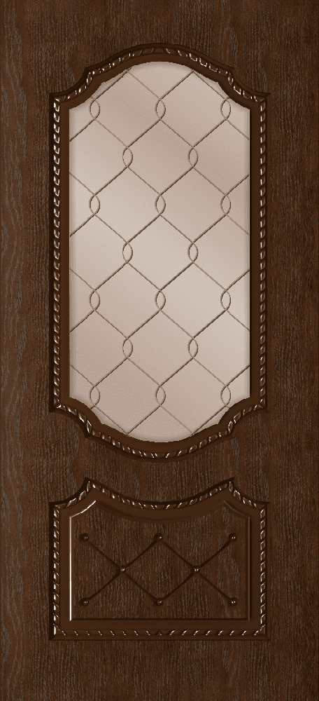 Экстра, 800х2000, натуральный шпон (тон кармен)