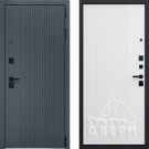 Дверь входная Вертикаль-1, графит/капучино