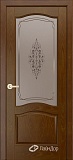 Межкомнатная дверь ДП Пронто-К, со стеклом (тон 35)
