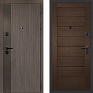 Дверь входная Ривьера/Техно-708, дымчатый камень/венге