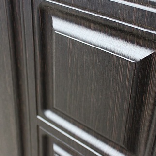 Дверь входная Техно М, медный антик/венге