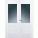 Межкомнатная дверь Двухстворчатая распашная дверь 2U (аляска)