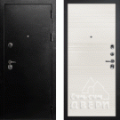 Дверь входная С-1/Панель шпон Комбо-01, металл 1.5 мм, 2 замка, титан/ясень бьянко