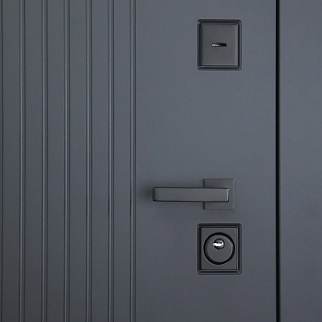 Дверь входная Вертикаль-1, графит/капучино Дверь входная Вертикаль-1, графит/капучино