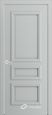 Межкомнатная дверь ДГ Агата (эмаль серая)
