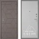 Дверь входная Тетра-181/PR-35, коричнево-серый/агат