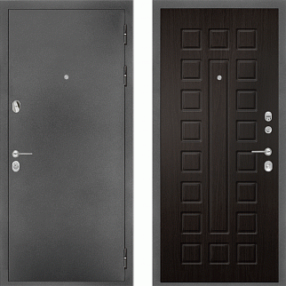 Дверь входная Премиум SB, антик серебро/183 венге