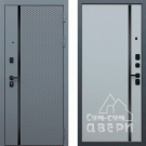 Дверь входная Премьер, ясень графит/лайт софт грей