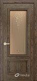 Межкомнатная дверь ДП Виолетта, со стеклом (тон 39)