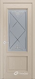 Межкомнатная дверь ДП Кантри, со стеклом (тон 37)