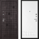 Дверь входная Нона-36/Панель ПВХ PR-103, металл 1.5 мм, 2 замка KALE, горький шоколад/белый