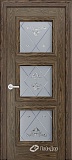Межкомнатная дверь ДП Грация, со стеклом (тон 39)