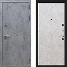 Дверь входная Соната-104, бетон темный/бетон светлый