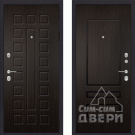 Дверь входная Премиум 183, венге/116 венге