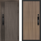 Дверь входная Ривьера с электронным замком, дымчатый камень/эвкалипт испанский