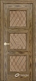 Межкомнатная дверь ДП Грация, со стеклом (тон 41)