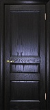 Межкомнатная дверь ДГ Вайт 02, дуб патинированный