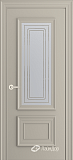 Межкомнатная дверь ДО Венеция, 800х2000, стекло Венеция (эмаль капучино)