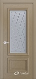 Межкомнатная дверь ДП Виолетта, со стеклом (тон 43)