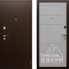 Дверь входная Гармония, медный антик/эко дуб