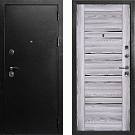 Дверь входная Евро-1/PSK-1, титан/ривьера грей