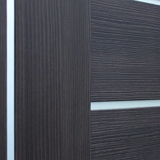 Дверь входная СБ-17, антик серебро/орех рифленый