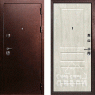 Дверь входная С-3/Панель экошпон Версаль-2, металл 1.5 мм, 2 замка, медный антик/дуб седой