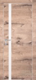 PX-8, дверь со стеклом, кромка ALU (дуб пацифик)