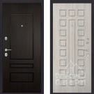 Дверь входная Премиум 116, венге/183 белая сосна