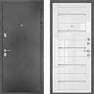 Дверь входная Премиум SB, антик серебро/СБ-14 белый глянец
