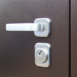 Дверь входная Техно М, медный антик/венге