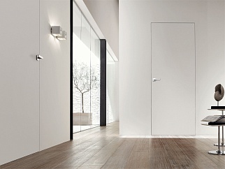 Скрытая дверь под покраску Elen, без кромки, открывание на себя