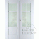Двухстворчатая распашная дверь 103U (аляска)