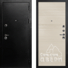 Дверь входная С-1/Панель шпон Комбо-01, металл 1.5 мм, 2 замка, титан/ясень крем