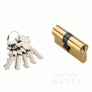 Цилиндр, ключ-ключ CYL 5-60 KEY GOLD