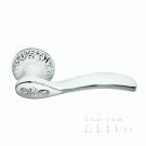 Ручка Morelli CATHERINE MH-36-CLP W/PC (белая эмаль/хром)