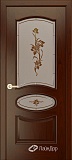 Межкомнатная дверь ДП Оливия, со стеклом (тон 10)