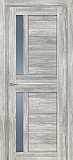 Межкомнатная дверь ДО PSL-19, сатинат графит (сан-ремо серый)