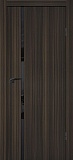 Межкомнатная дверь межкомнатная P-22, черный лакобель (эвкалипт африканский)