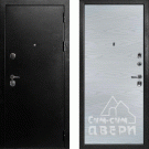 Дверь входная Евро-1/Гладкая панель экошпон, титан/дуб скай серый