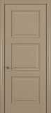 Межкомнатная дверь Гранд Прайм, глухая дверь неоклассика, эмаль бежевая