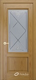 Межкомнатная дверь ДП Кантри, со стеклом (тон 24)