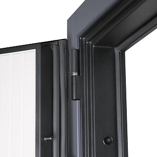 Дверь входная Вертикаль-1, графит/капучино Дверь входная Вертикаль-1, графит/капучино